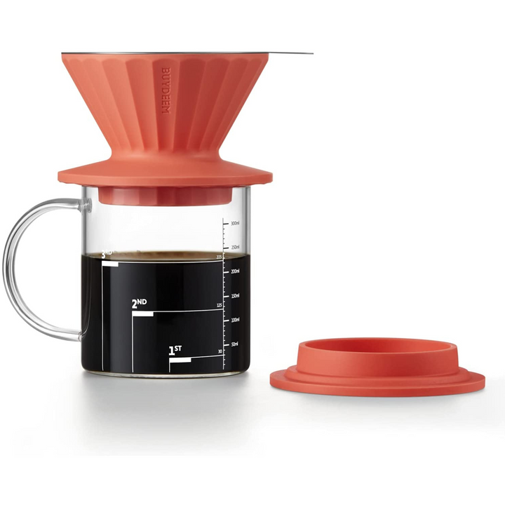 CD1024B Glass Cup & Coffee Dripper, 300ML