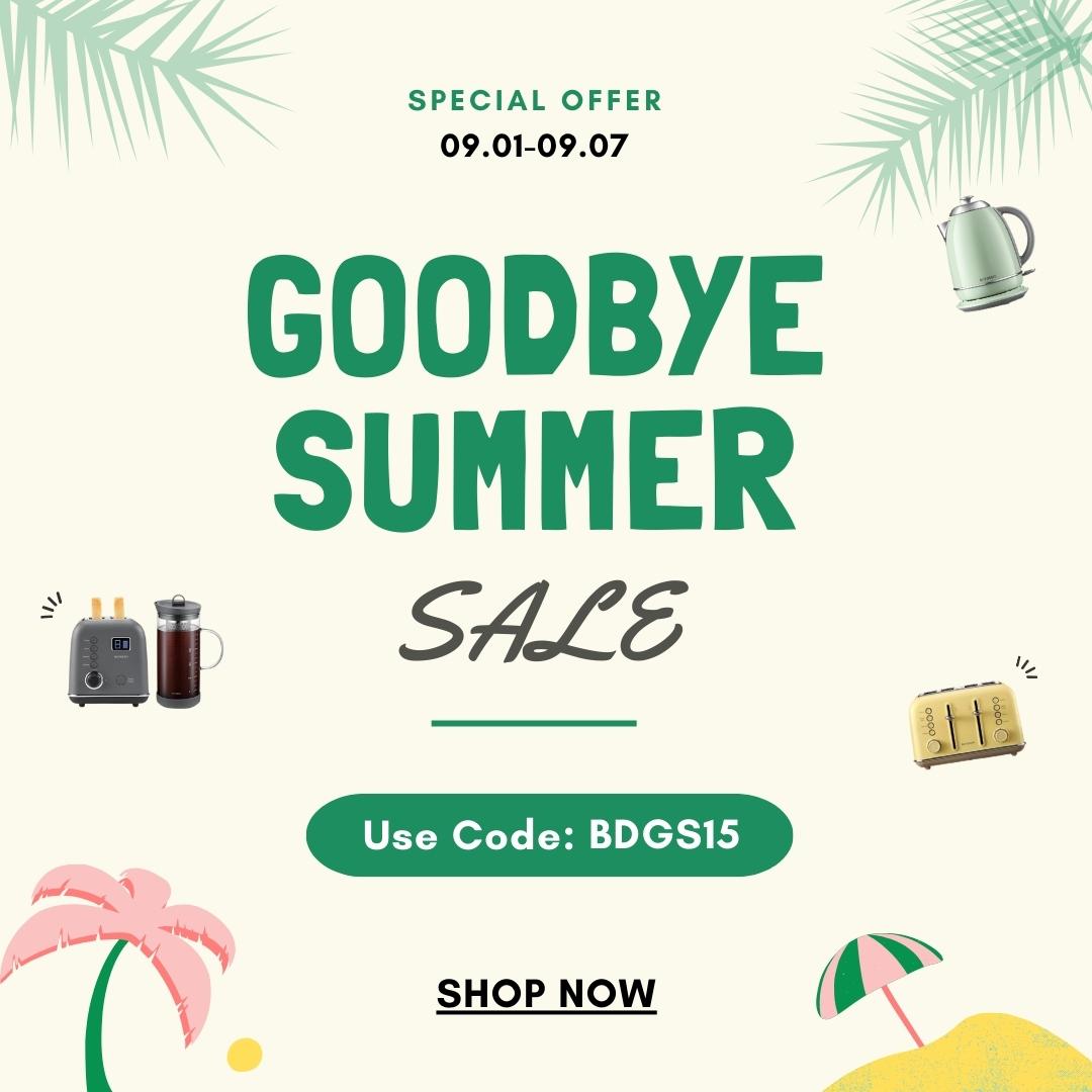 Goodbye Summer Sale